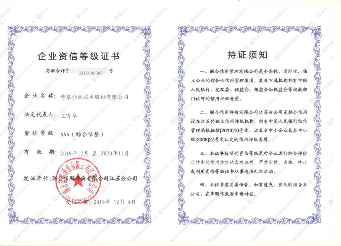 yh86银河·国际能源公司资质展示