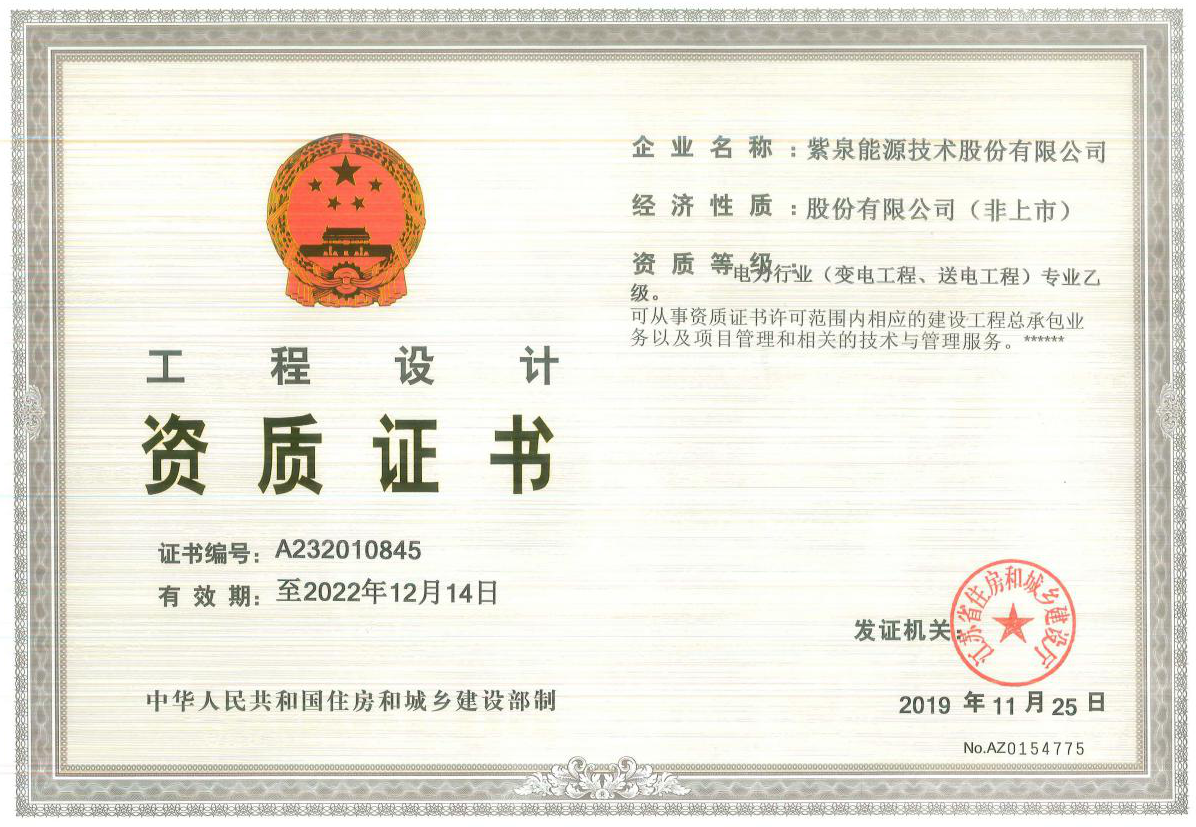 yh86银河·国际能源公司资质展示