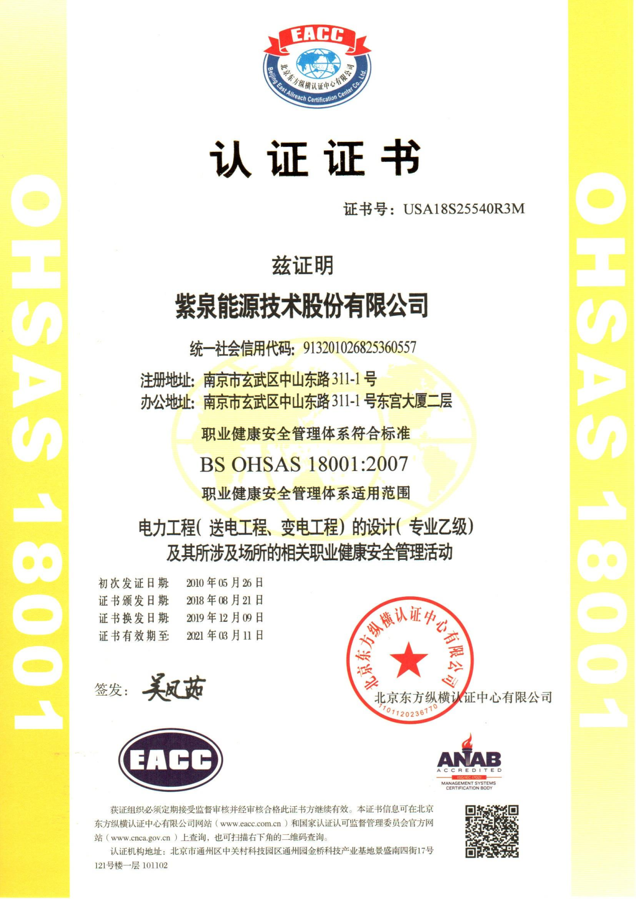 yh86银河·国际能源公司资质展示